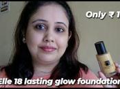 Elle Lasting Glow Foundation Review Demo