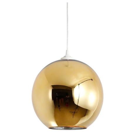 Mirror Ball Shade Pendant Lamp, Gold, 30cm