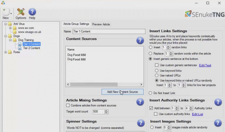 The Best Black Hat SEO Tools for 2021 SEnukeTNG BackLink Building Feature