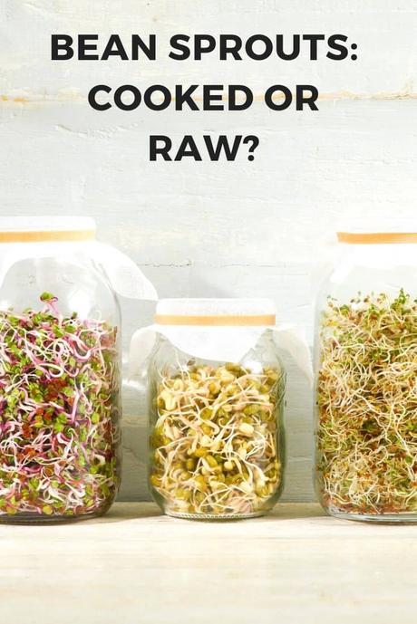 Bean sprouts cooked or raw