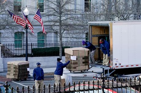 Moving day approaching at the Trump White House