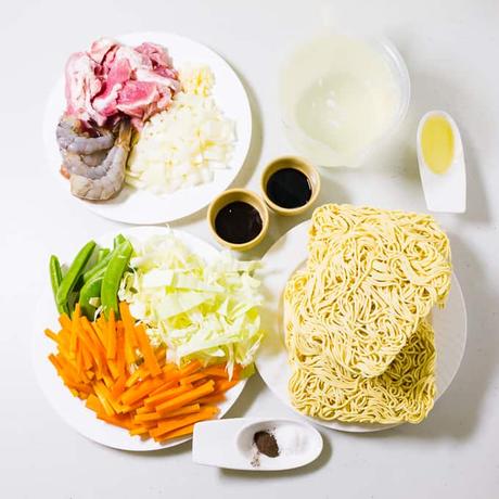 Pancit Canton Ingredients