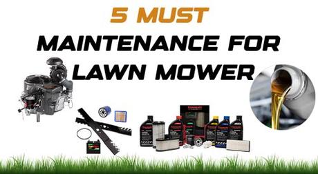 5 Maintenance Musts for Lawn Mower