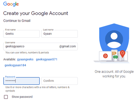 create gmail account create gmail account