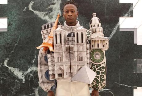 Louis Vuitton cityscape jackets turn you into walking 3D architecture
