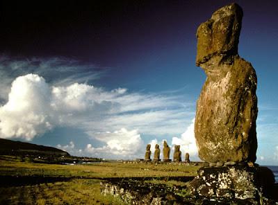 EASTER ISLAND'S GIANT STATUES: How Did They Move Them? by Caroline Arnold at The Intrepid Tourist