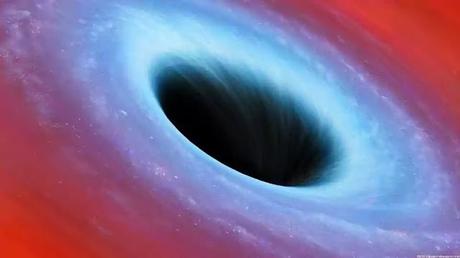 black hole in space