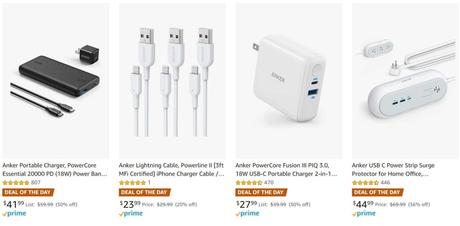 Save up to 36% on Anker charging accessories