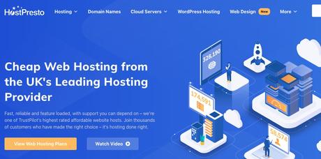 hostpresto node js hosting