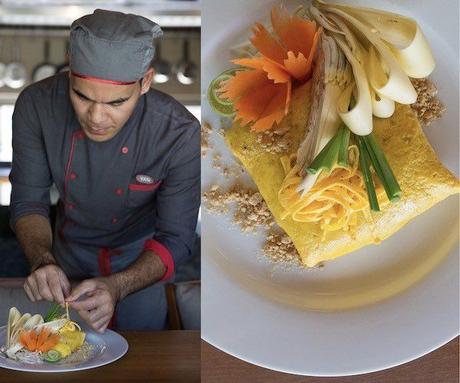 The luxury villa dining experience