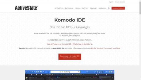 Komodo IDE for programmers- Best IDE