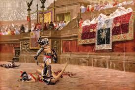 gladiator fighting gladiator fighting