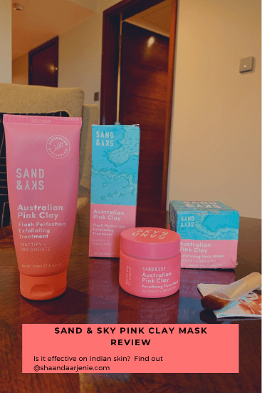 Sand & Sky Australian Pink Clay Review:  Is it effective on Indian skin?