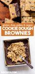Gluten-Free Vegan Cookie Dough Brownies