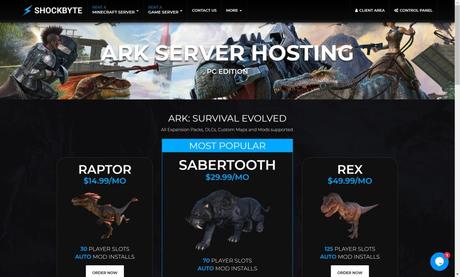 Shockbyte ARK Server hosting