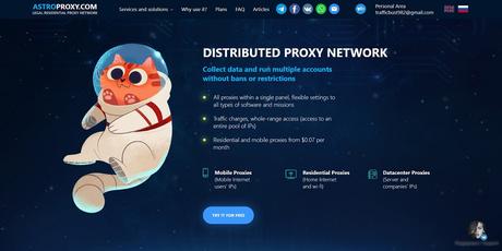 Astroproxy Review Astroproxy homepage