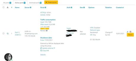 Astroproxy Review astroproxy dashboard