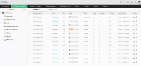 Manage engine oputils- best port and network scanner