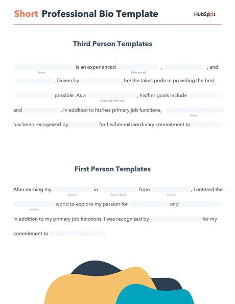 16 of the Best Professional Bio Examples We’ve Ever Seen [+ Bio Templates]