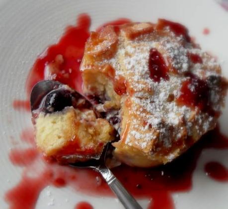 Berry Custard Cakes