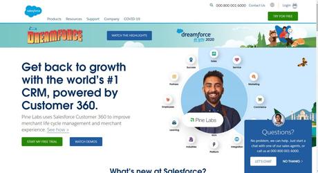 Salesforce CRM software tool