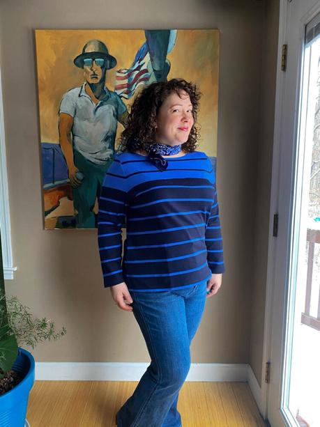 Talbots Breton and Flare Jeans