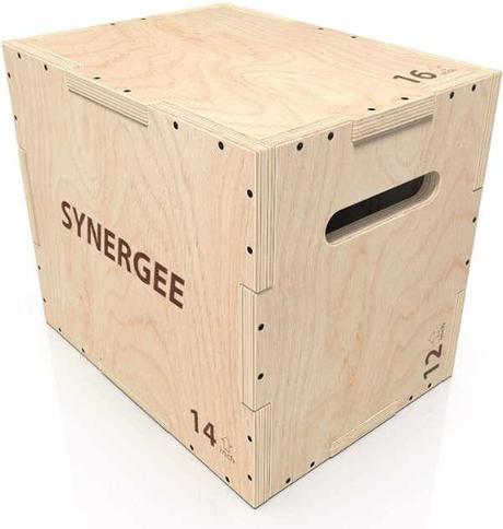 Synergee 3-in-1 Wooden Plyometric Box
