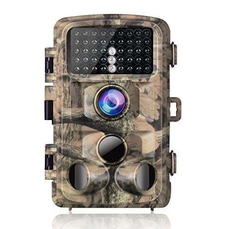 【2020 Upgrade】Campark Trail Camera-Waterproof 16MP 1080P Game Hunting Scouting Cam with 3 Infrared Sensors for Wildlife Monitoring with 120°Detecting Range Motion Activated Night Vision 2.4” LCD 42pcs