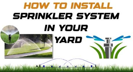 How to install a sprinkler system in your yard