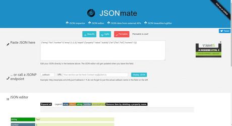 JSON Mate for parsing JSON