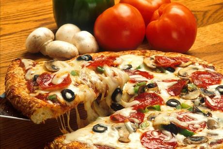 Image: Delicious pizza slice, by PublicDomainImages on Pixabay