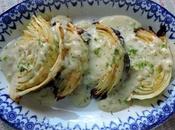 Roast Cabbage with Dill Mustard Sauce