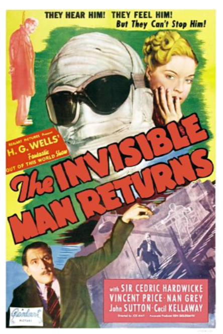 ABC Film Challenge – Oscar Nominations – I – The Invisible Man Returns (1940) Movie Review