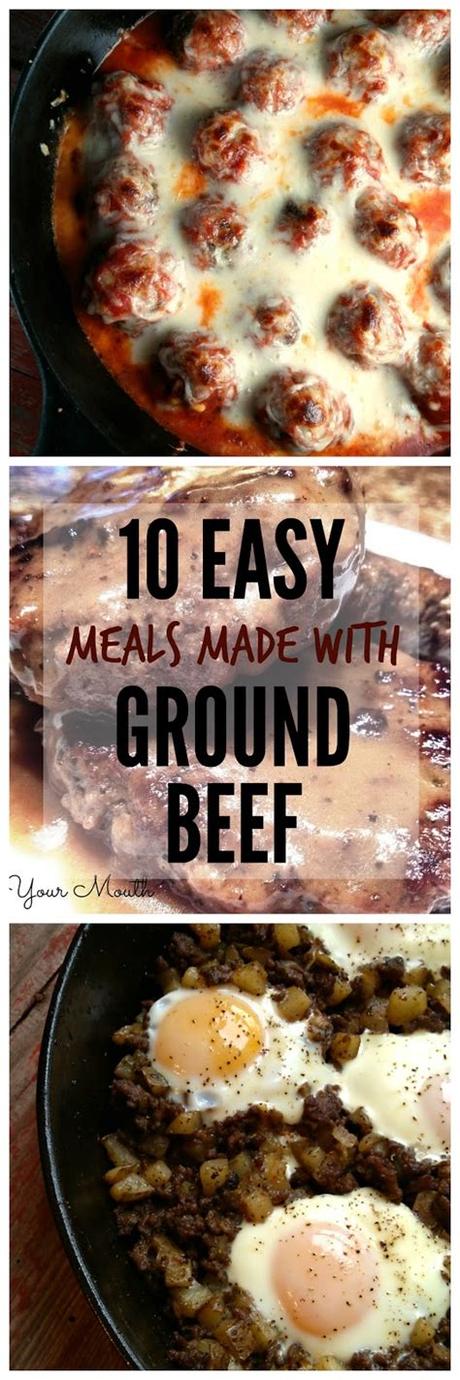 Craving ground beef but not sure what to make? South Your Mouth: 10 Easy Meals Made with Ground Beef
