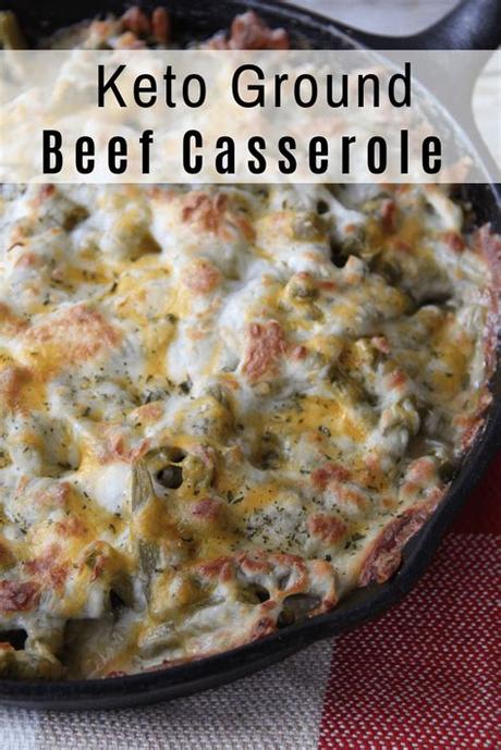 If you have stockpiled a number of ground beef or ground turkey but don't know what to do with them, i'm sharing 6 easy meals you can place the squash flesh side down on baking sheet and cook in oven for 20 minutes. Easy Keto Ground Beef Casserole | Recipe | Beef recipes ...