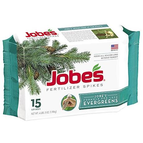 Jobe's 01661 Evergreen Fertilizer Spikes, 15, Brown