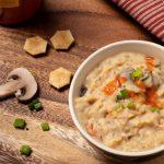 Creamy Hash Brown Mushroom Chowder