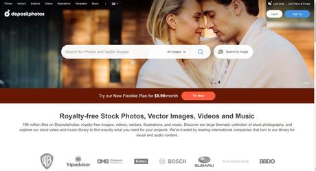 Depositphotos- Shutter stock alternative