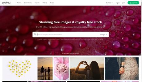 Pixabay free stock website- best shutterstock alternative