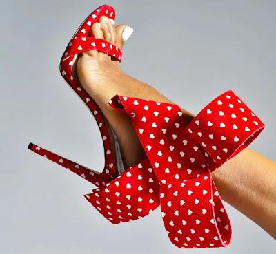 Shoe of the Day | Aminah Abdul-Jillil V-Day Limited Edition Bow Sandals