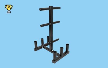 Crown Sport Olympic Weight and Barbell Rack