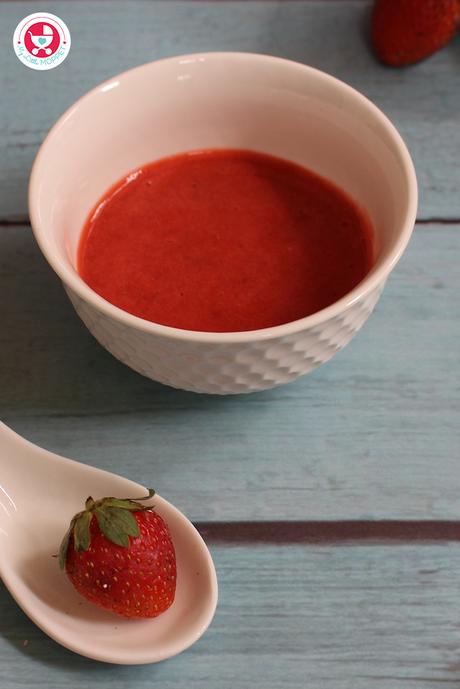 Strawberry Puree for Babies [Immune Boosting Puree for Babies]