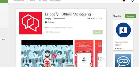 Bridgefy - whatsapp alternative