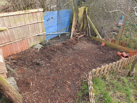 Day 39 - Tidying one of our corners.