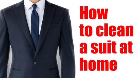 How To Clean A Suit And A Wedding Dress At Home.