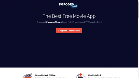 Popcorn time- best kodi alternatives