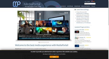 Media Portal- Best Alternatives of Kodi