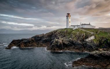 Fanad light house on the north coast of Donegal Ireland. This was taken just before sunset