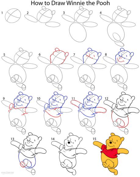 How to Draw Winnie the Pooh (Step by Step Pictures ...