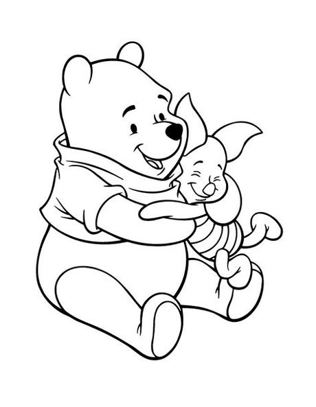It is more fun to talk with someone who doesn't use long, difficult words but rather short, easy words like what about lunch? Winnie The Pooh Line Drawing at PaintingValley.com ...